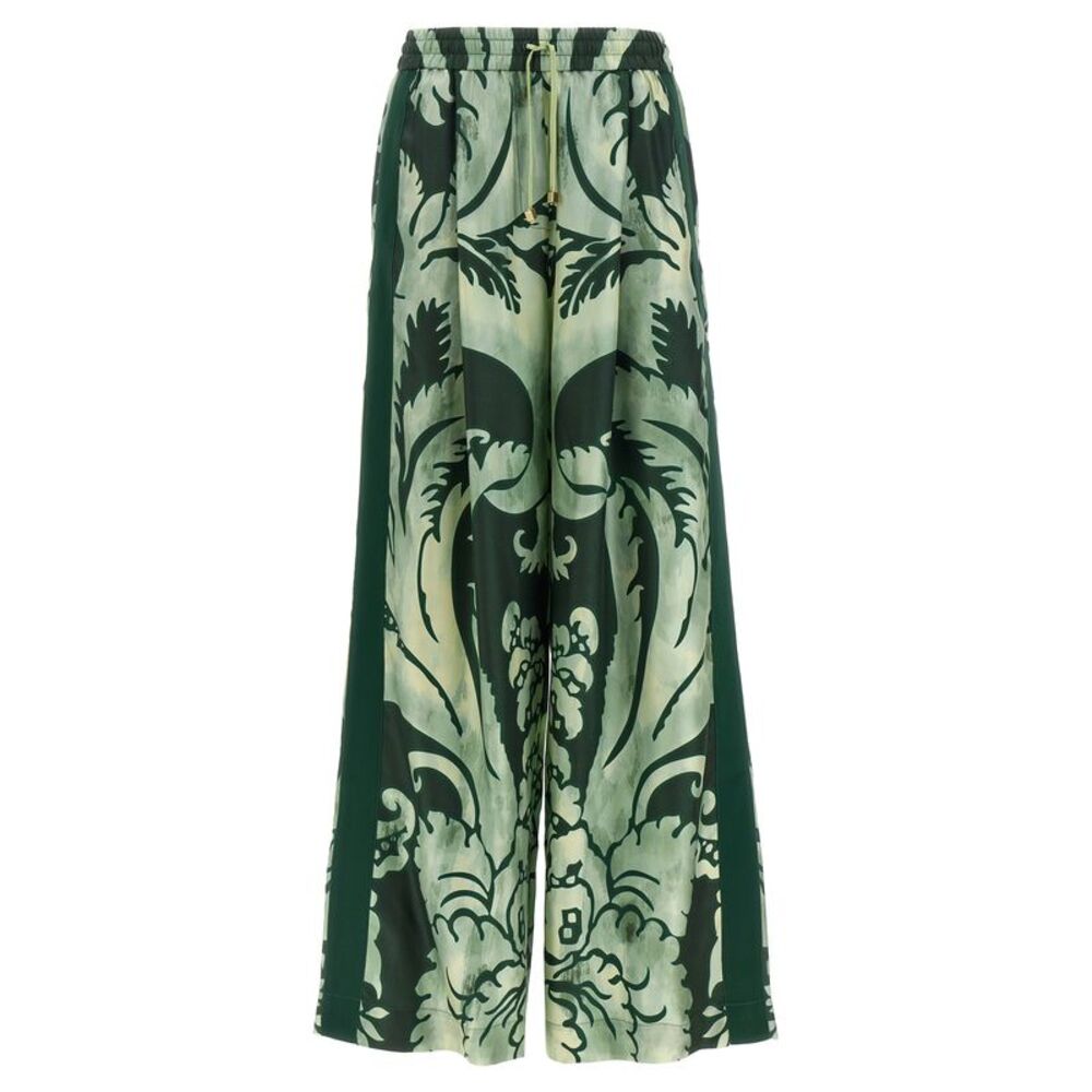 F.R.S. - FOR RESTLESS SLEEPERS Bicolor Silk Casual Women's Pants